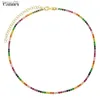 CANNER Full Colorful Zircon Pendant Necklaces For Women Clavicle Chain Choker Fashion Necklaces 2022 Trendy Jewelry collars L230704