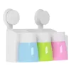 Ensemble d'accessoires de bain porte-brosse à dents support mural multifonctionnel respirant grand espace de rangement pour salle de bain familiale