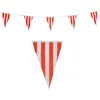 Fiori Decorativi Pubblicitari Bandiere Appese Bandiere A Strisce Divieto 1 Set Di 10/30M Bianco Per La Tua Festa A Tema Carnevale Circo