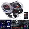 6 in1 Atmosphere light 8M RGB car fiber optic lamps Remote Control car Interior light ambient light for Mercedes for Audi for BMW200a
