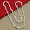 Цепи Babyllnt 2023 Fashion 925 Серебряное колье стерлингового серебряного ожерелья 3 мм