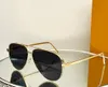 Gold Metal Pilot Sunglasses Brown Mirror Lens Men Summer Sunnies gafas de sol Sonnenbrille UV400 Eye Wear with Box