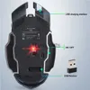 Mice Free Wolf X8 Wireless Charging Game Mouse Silent Mechanical Mouse Laptop Computer Accessories Drop Shipping X0807
