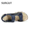 Sandalen SURGUT Mannen Mode Zomer Wandelschoenen Casual Comfortabele Open Teen Zacht Strand Schoeisel Voor Mannelijke 230807