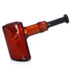 phoenix glass hammer pipe Tankard Sherlock glass tobacco pipes glass smoking pipe mixed color factory wholesale hand pipe free shipping