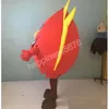 Vuxen Cartoonred Big Fire Mascot Costume Fancy Dress Wild Animal Clothing Halloween Xmas Parade Suits Outdoor Jumpsuit Anpassningsbar