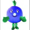 New Cartoon new blueberry Mascot Costumes Halloween Christmas Event Role-playing Costumes Role Play Dress Fur Set Costume