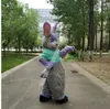 Figura che cammina con rabbite mascotte costume top cartoon anime tema personaggio carnival unisex adulti dimensioni feste di compleanno natalizio abito da esterno