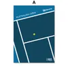 Sport Tennis Court Canvas Måla väggkonst nordisk minimalistisk linjeposter och tryck väggbilder för levande sporter rumsdekor ingen ram wo6