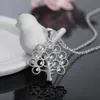 925 Sterling Silver Tree Zircon Neckor for Women Retro Luxury Designer Fine Jewelry Gift Kvinnlig frakt erbjudanden Gaabou L230704