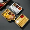 Plates 1 Set Barbecue Tray Detachable Integrated Sauce Plate Drain Oil Grade Heat-Resistant