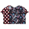 2023 Designer Shirt Mens Button Up Camicie stampa camicia da bowling Hawaii Floreale Camicie casual Uomo Slim Fit Abito manica corta T-shirt hawaiana