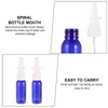 Bouteilles de stockage 10 Pcs Fine Mist Spray Bottle 30ml Round Shoulder Long Nasal Direct Empty Travel