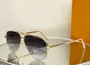 Óculos de Sol Piloto Metal Prateado Cinza Gradiente Masculino Óculos de Sol Verão Gafas de Sol Óculos de Sol Designer Occhiali da sole Óculos de Proteção UV400