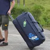 Walizki przeniesione 32 „36” 40 "48" Inc Waterproof Bagagage Big Trolley Super duża pojemność Suknia ślubna Torba podróży na kołach