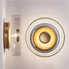 Wall Lamps Modern LED Lamp Glass Bowl Hanging Sconces Nordic Living Bedroom Bedside Kitchen Indoor Decoration Light Fixtures