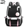 Okul çantaları fengdong çocukları kızlar için okul sırt çantası Korece tarzı siyah pembe sevimli sırt çantası okul çantası kawaii sırt çantaları genç kızlar hediye 230807