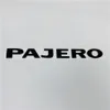 3 Farben für Mitsubishi Pajero Emblem Heckklappe Logo Typenschild Autoaufkleber 22CM218w