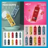 Mrvi Holy 7500 Puffs Disposable Vape Pen E Cigarette Device With 600mAh Battery 15ml Pod Prefilled Catridge rechargeable CNC Slick Screen Display Box