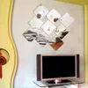 Adesivi murali SEI PZ Combinazione quadrata Pasta Specchio Adesivo solido Decorazione Tridimensionale
