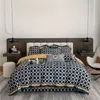 Bedding sets Grey Bedding Set Solid Color Boys Flat Sheet Duvet Cover No Filling Pillowcase Bed Queen Twin Bed Sheet Cute Kawaii 230804