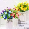 装飾的な花1ブーケ7ブランチ28ヘッド