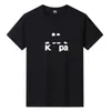 디자이너 클래식 카파 티 셔츠 캐주얼 브랜드 KP 라운드 목도 남성 여성 커플 TSHIRT 고품질 순수면 편지 인쇄 느슨한 대형 TZ9I