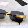 Arc de Triomphe Sunglasses CL40237U Quadrate Metal Sunglasses Womens Designer Metal Thin Frame Hardware Mirror Legs Fashion Retro Party Glasses Original Box