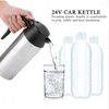 750 ml 24 V Elektrische Heizung Tasse Wasserkocher Edelstahl Wasser Heizung Flasche Für Tee Kaffee Trinken Reise Auto Lkw