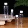 Bottiglie di stoccaggio 1/10Pcs Lozione in plastica per bottiglie riutilizzabili trasparenti con tappo a vite Contenitore per campioni cosmetici Mini liquido da viaggio