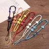 Cellband charms mobila lanyard pärlor kort handled lanyard mode handhållen pärla pendell anti-förlora sling charmband lanyards