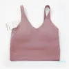 2023-débardeur de soutien-gorge de yoga pour femmes avec coussin de poitrine Gym vêtements de sport pour femmes Sexy et beau dos serré Yoga Fitness Logo débardeur