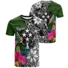 T-shirts pour hommes vêtements de mode polynésiens hauts pour hommes et femmes impression 3D T-shirt à manches courtes Kosrae Tee