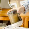 Kupa Sakları Plastik Su Kupası Saman Kahve Kupa Taşınabilir Süt Suyu Çay Fincanı İçecek Tumbler Ev Ofis Okulu Erkekleri Kadın Hediyeler