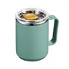 Mugs Teacup With Handle Sealed Leak-proof Wholesale Outdoor Drinkware Juice Milk Cup Drinking Mug For Home Office Simple