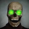 Party Masks 2sts Halloween Full Head Skull Mask 3D Skeleton Horror Latex Mask Cosplay Party Decor 2022 Skull Hjälm Costume Props For Adults J230807