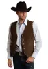 Mannen Vesten Heren Koe Lederen Western Denim Pak Vest Steampunk Stijl Vest Zomer Party S-XXXL 230804