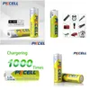 Baterias Original Pkcell 14550 14500 Bateria 1.2V Nimh Recarregável 2600Mah Reciclar Carregamento 1000 Vezes Drop Delivery Eletrônica Dhfb5