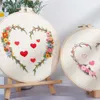 Chinese Products Diy Embroidery With Heart-shaped Pattern Hand-stitched Decor Ornament Hobbies For Craft Lover Handmade Sewing Art Craft