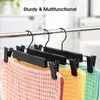 Hangers 10 Trouser Racks With Clips Five-color Options Suitable For Storing Pants Skirts Socks Bath Towels Underwear And More