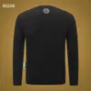 Phillip Plain Kapuzenpullover Herren Designer Hoodies Italien Mode O-Ausschnitt Sweatshirts Herbstdruck PP Hoodie Männlich Top pp8620a