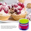 Bakeware Tools Fodere per cupcake in silicone Set antiaderente riutilizzabile per muffin da 2,75 pollici / 7 cm per Halloween Natale Matrimonio