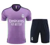 Piłka nożna ustawione na set Real Madrids Tracksuit Set 23/24 Krótkie szorty Mężczyźni i KIT Piłka nożny Chandal Futbol Surowanie Madryds Suit Soccer Jersey