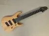 8-saitige E-Gitarre in Narural-Holzfarbe mit Palisander-Griffbrett und Eschenkorpus, kann individuell angepasst werden