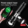 Flashlights Torches 3000 Meters XHP50 Long S LED Tactical Torch Outdoor Lighting Type-C Rechargeable Waterproof Camping Light