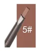 Ögonbrynsförstärkare 5 färger Ultra Fin Triangel Eyebrow Pencil Exakt Brow Definer långvarig vattentät blondbrun ögonbrynspenna Makeup 230807