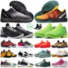 2024 Mamba 6 Basketball Shoes Men Dark Knight Protro Grinch Mambacita Alternate Bruce Lee All Star Big Stage Mans Womans Outdoor Sneakers Sports Trainers