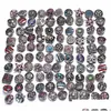 Bracelets porte-bonheur Snap Button 12Mm Bijoux Mix Boutons Fit Bracelet Bracelets Colliers En Gros Bk Drop Delivery Dhw8D