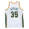 Detlef Schrempf Überschall Kevin Durant Basketball Jersey Seattle Ray Allen Gary Payton Shawn Kemp gelbgrün weiße Schwarze S-XXL