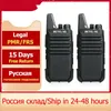 2 PCS Mini Walkie Talkie PMR 446 Taşınabilir İki Yollu Radyo HT PTT WALKIE-TALKIES RT622 HAVEN CAFE RT22 için Taşınabilir Radyo